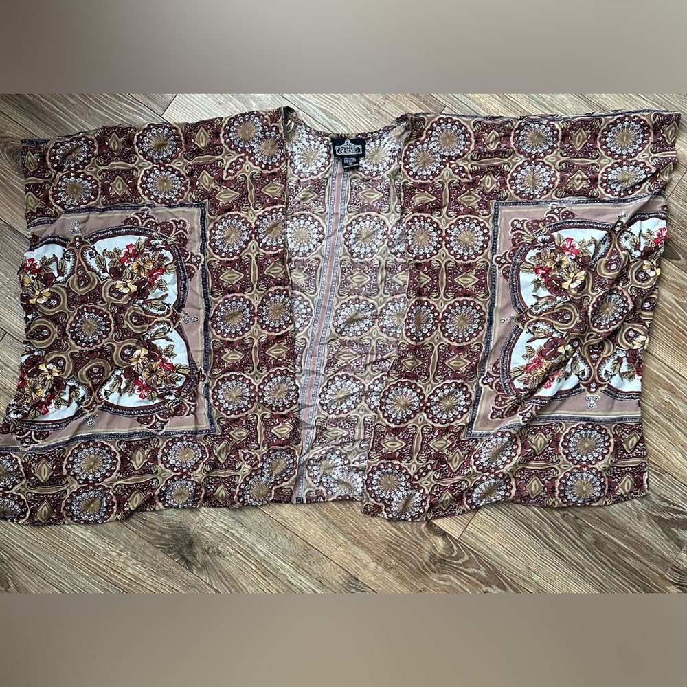 Angie Fall Boho Floral Kimono